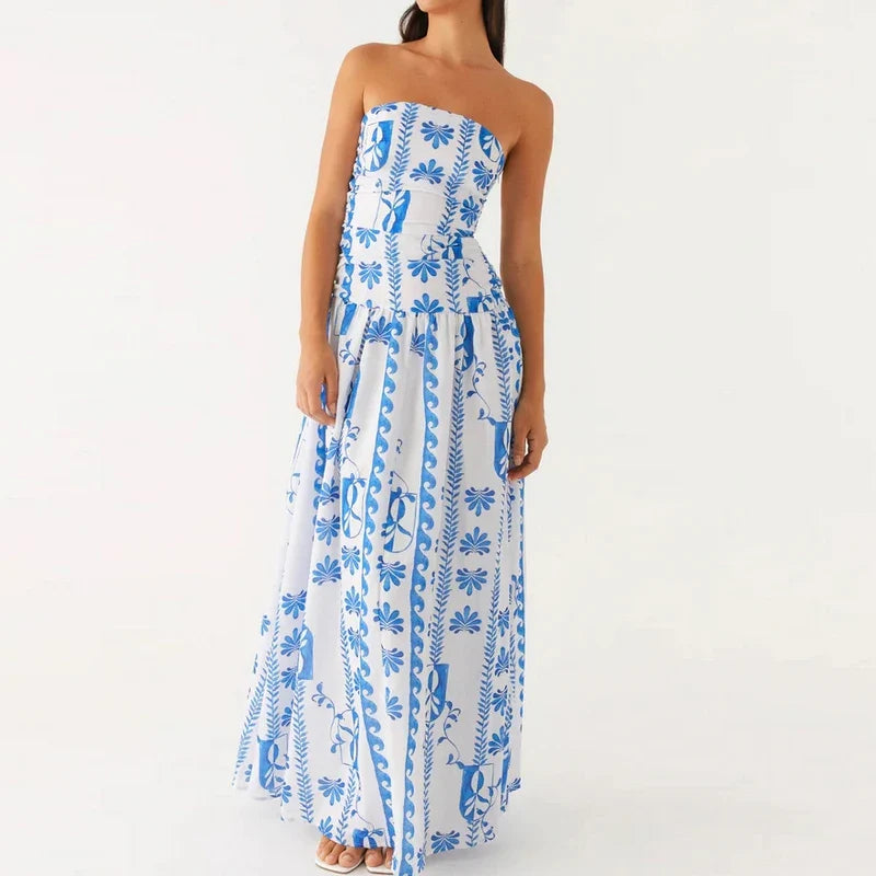Xaria Strapless Maxi Dress
