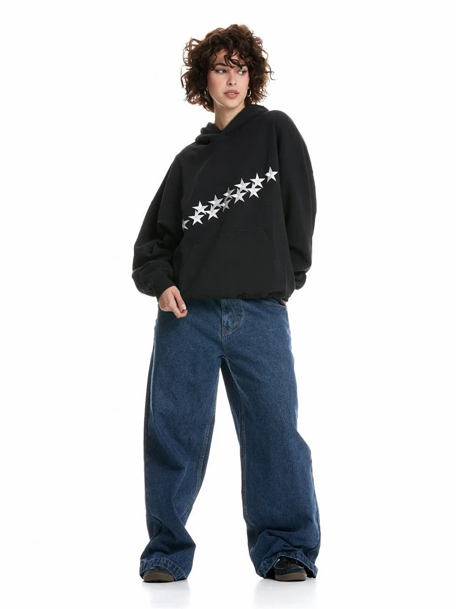 Vivienne Star Graphic Oversized Hoodie