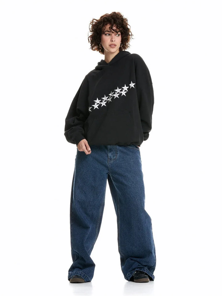 Vivienne Star Graphic Oversized Hoodie