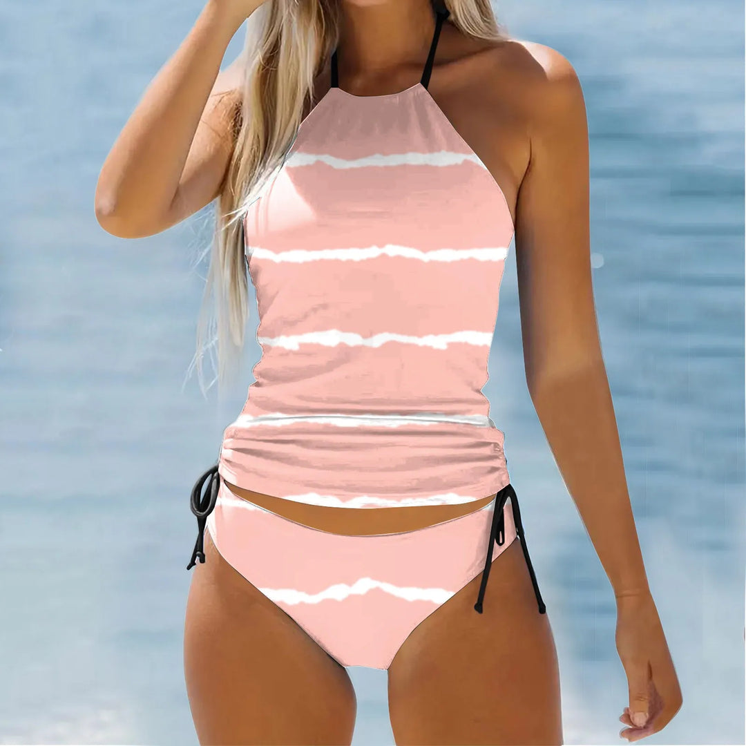 Imogen Coastal Stripe Tankini Set