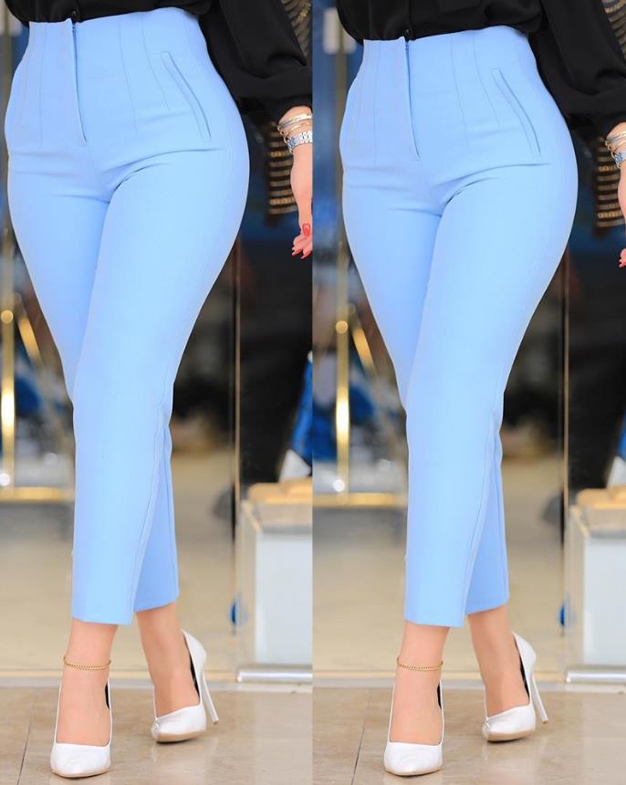 Winslet High-Waist Tailored Tapered Pants