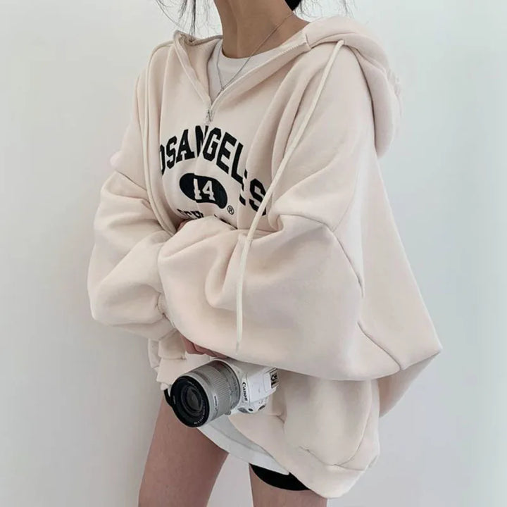 Colette Vintage Graphic Oversized Hoodie