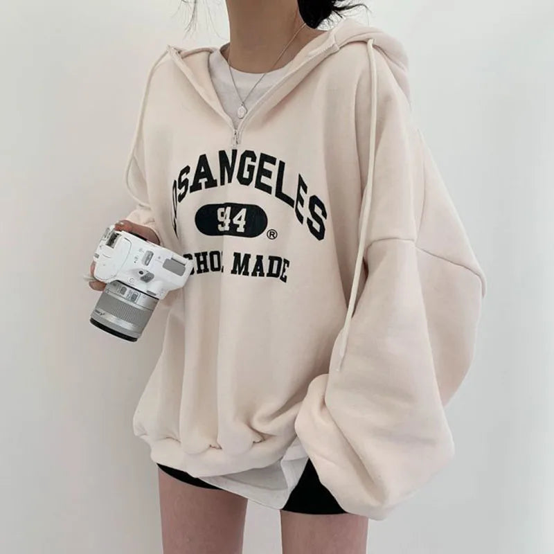 Colette Vintage Graphic Oversized Hoodie