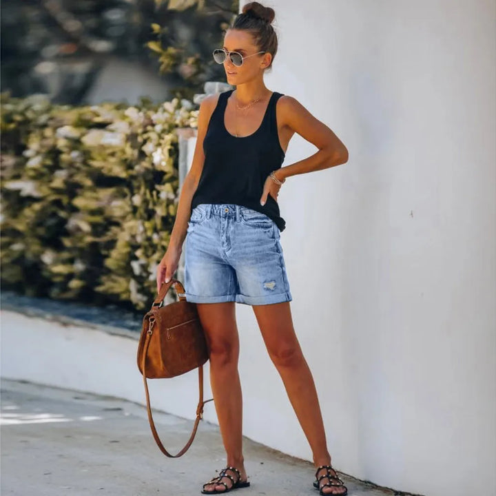 Scout Relaxed Denim Shorts