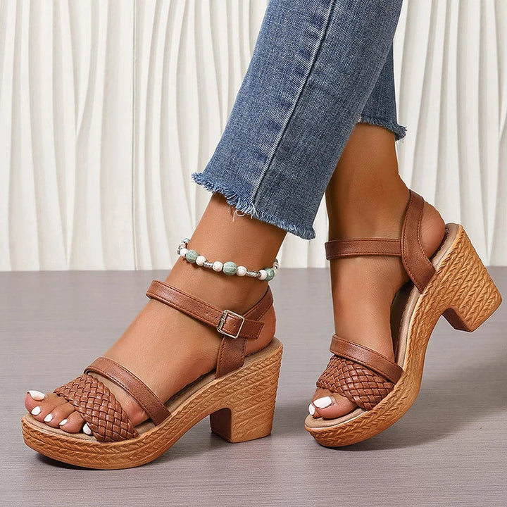 Deborah Braided Strap Sandals