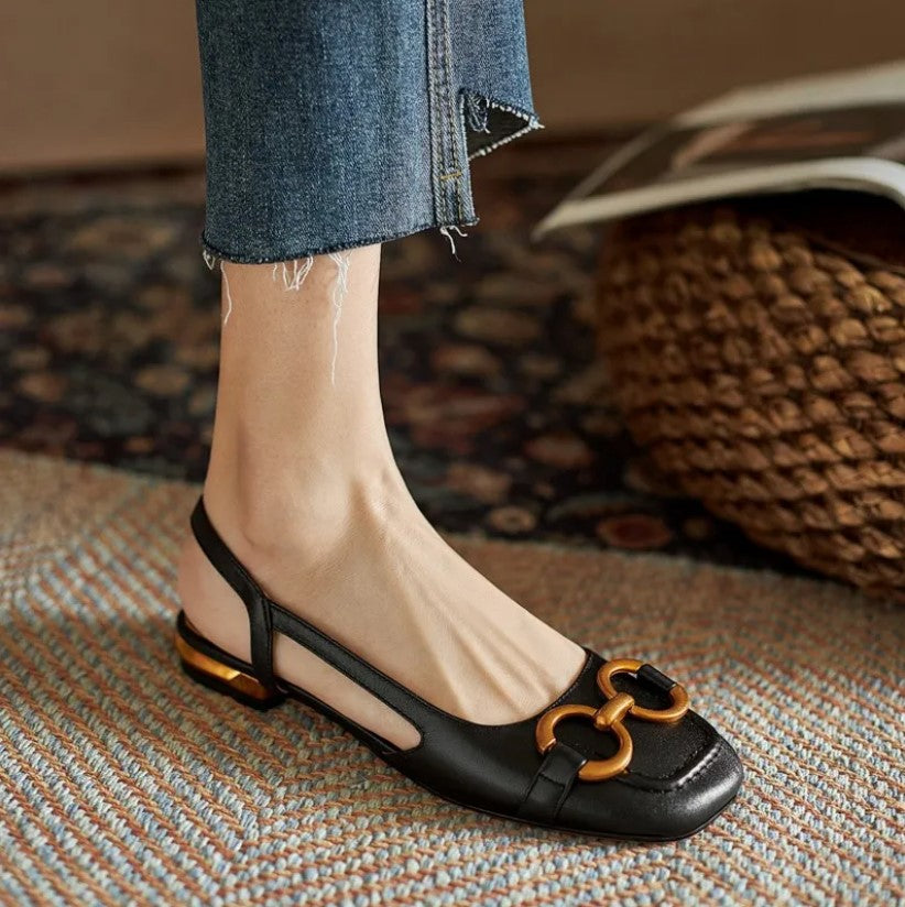 Virginia Riviera Link Slingback Flats
