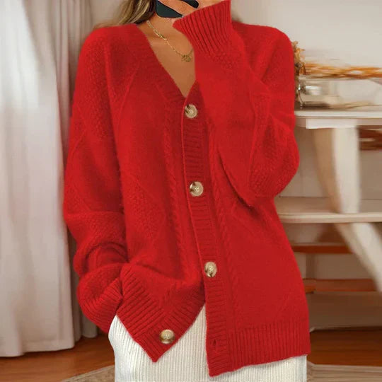 Tansley Cable Stitch Button Cardigan