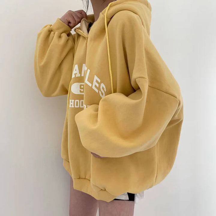 Colette Vintage Graphic Oversized Hoodie