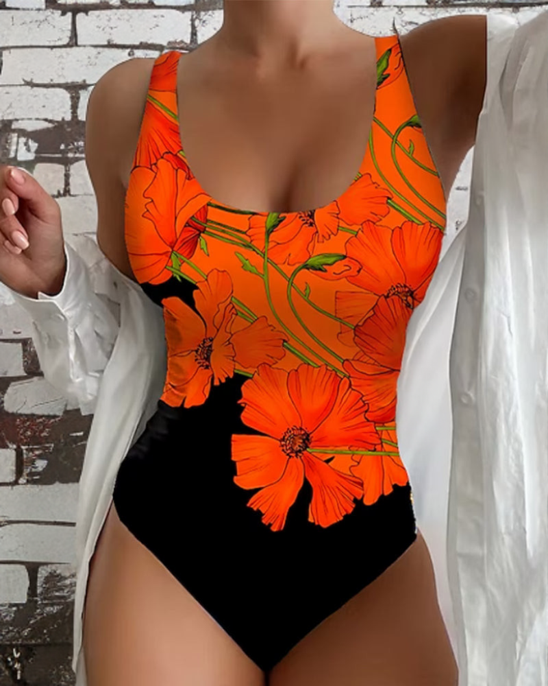 Francesca Sunset Bloom One-Piece Swimsuit