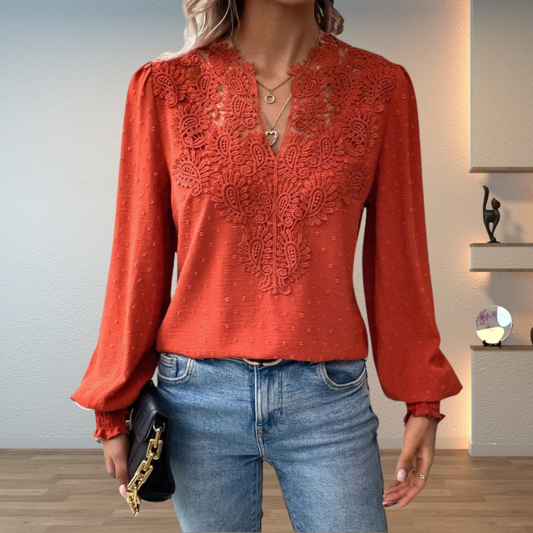 Jilou Refined Trim Blouse