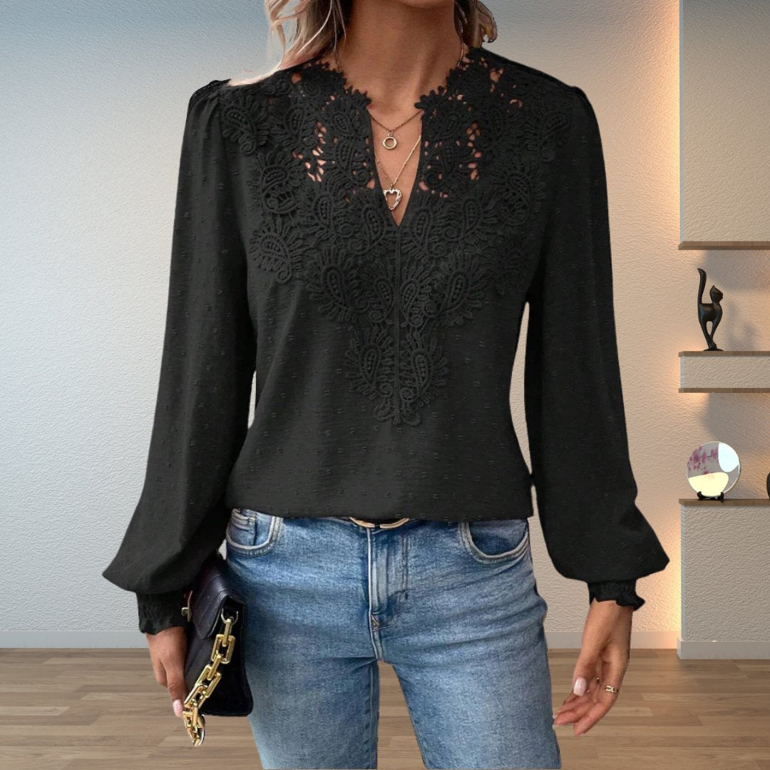 Jilou Refined Trim Blouse