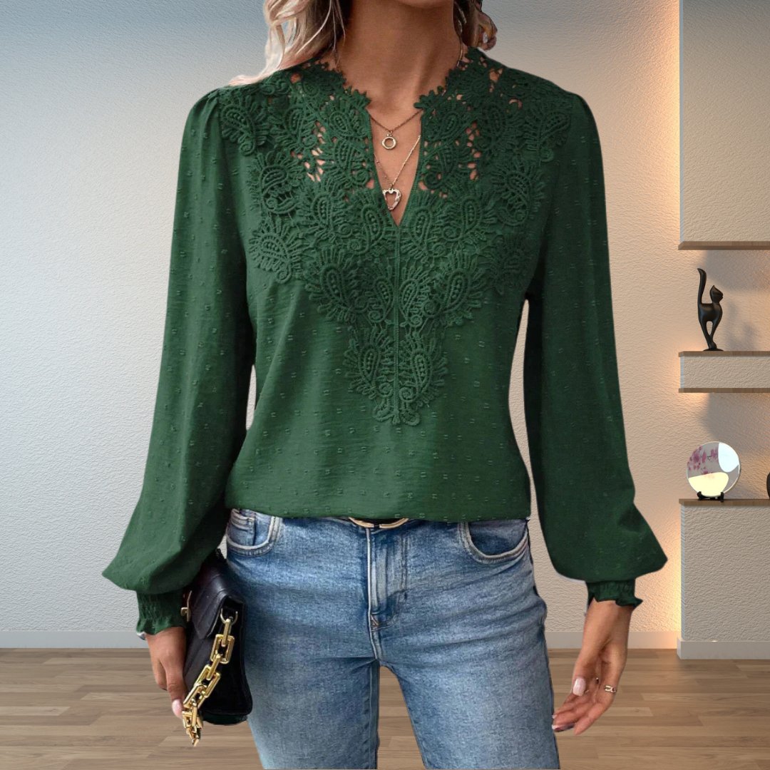 Jilou Refined Trim Blouse