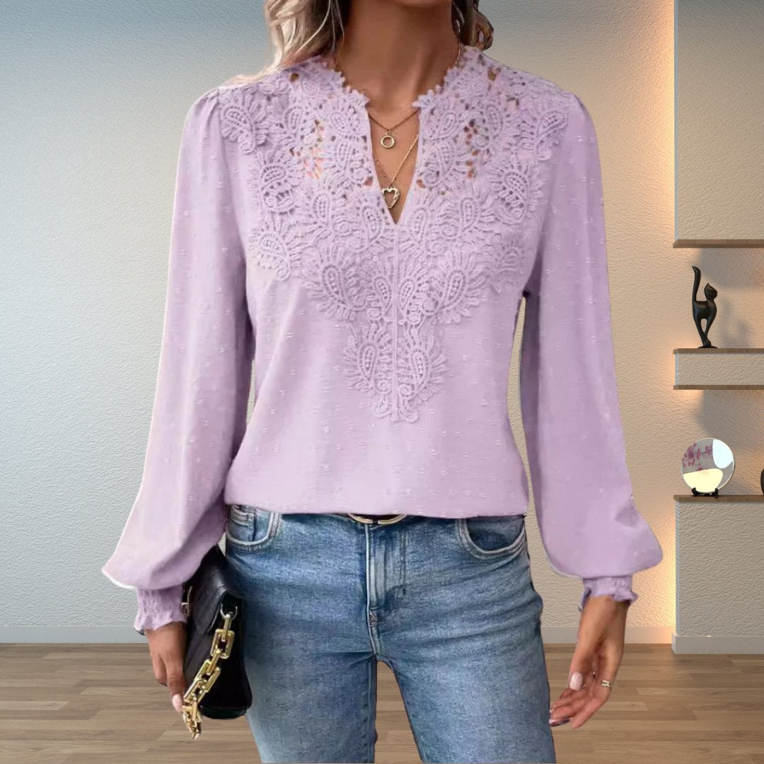 Jilou Refined Trim Blouse