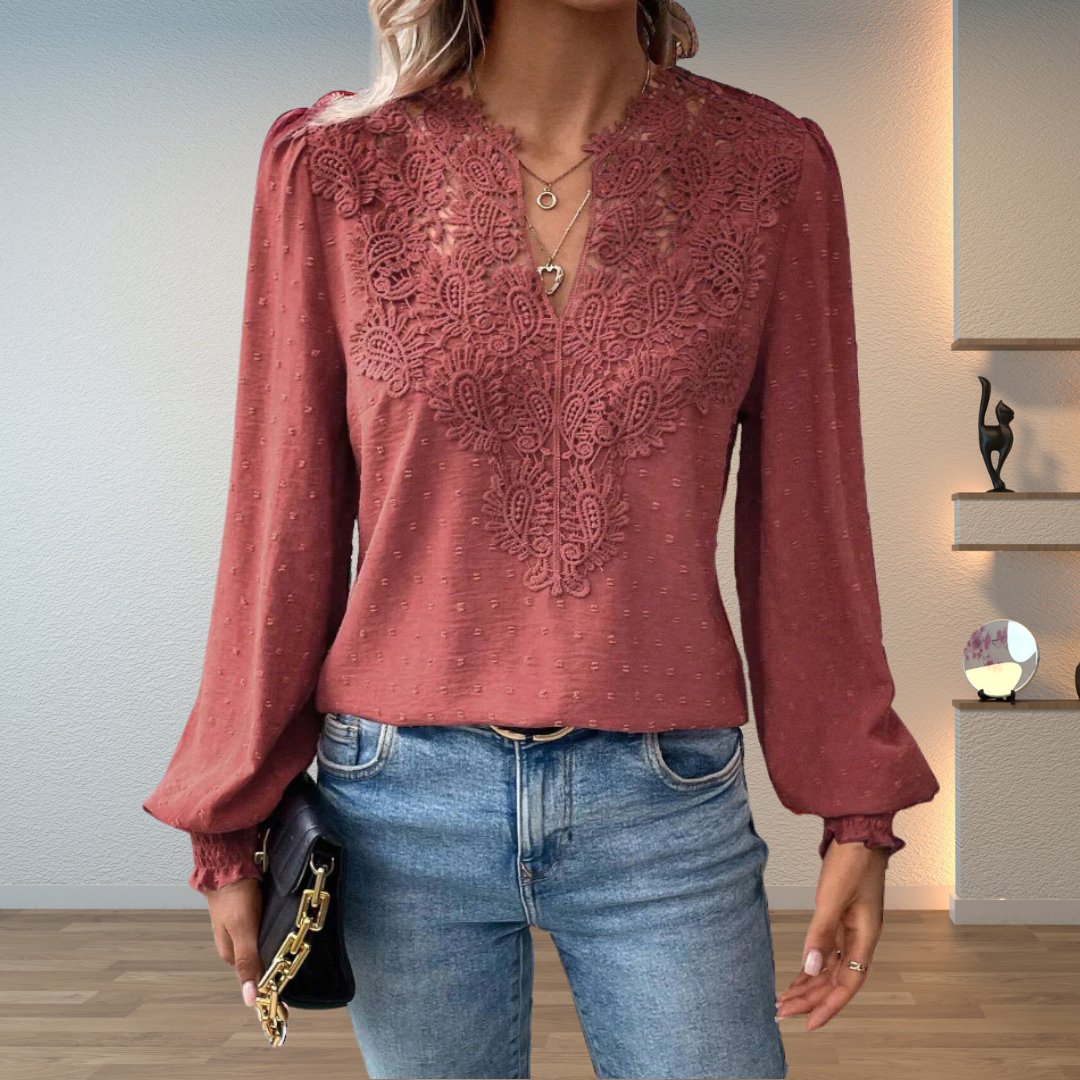 Jilou Refined Trim Blouse