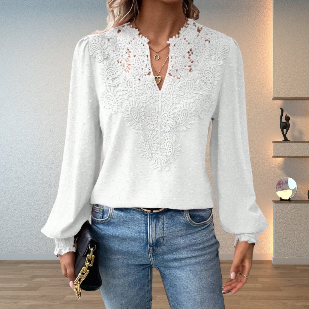 Jilou Refined Trim Blouse