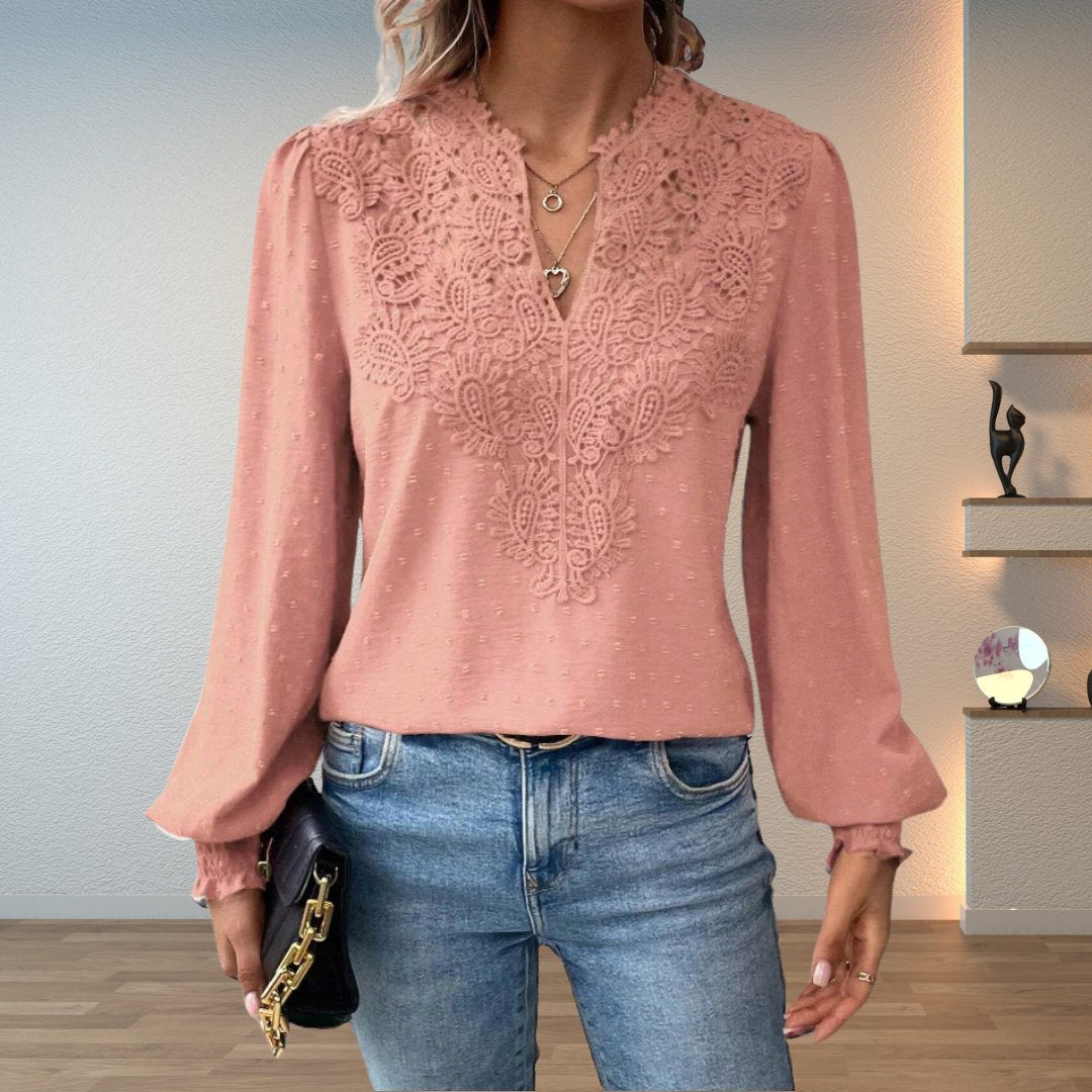 Jilou Refined Trim Blouse