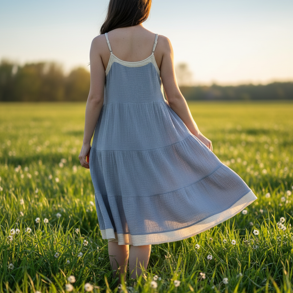 Bloom Tiered Midi Dress
