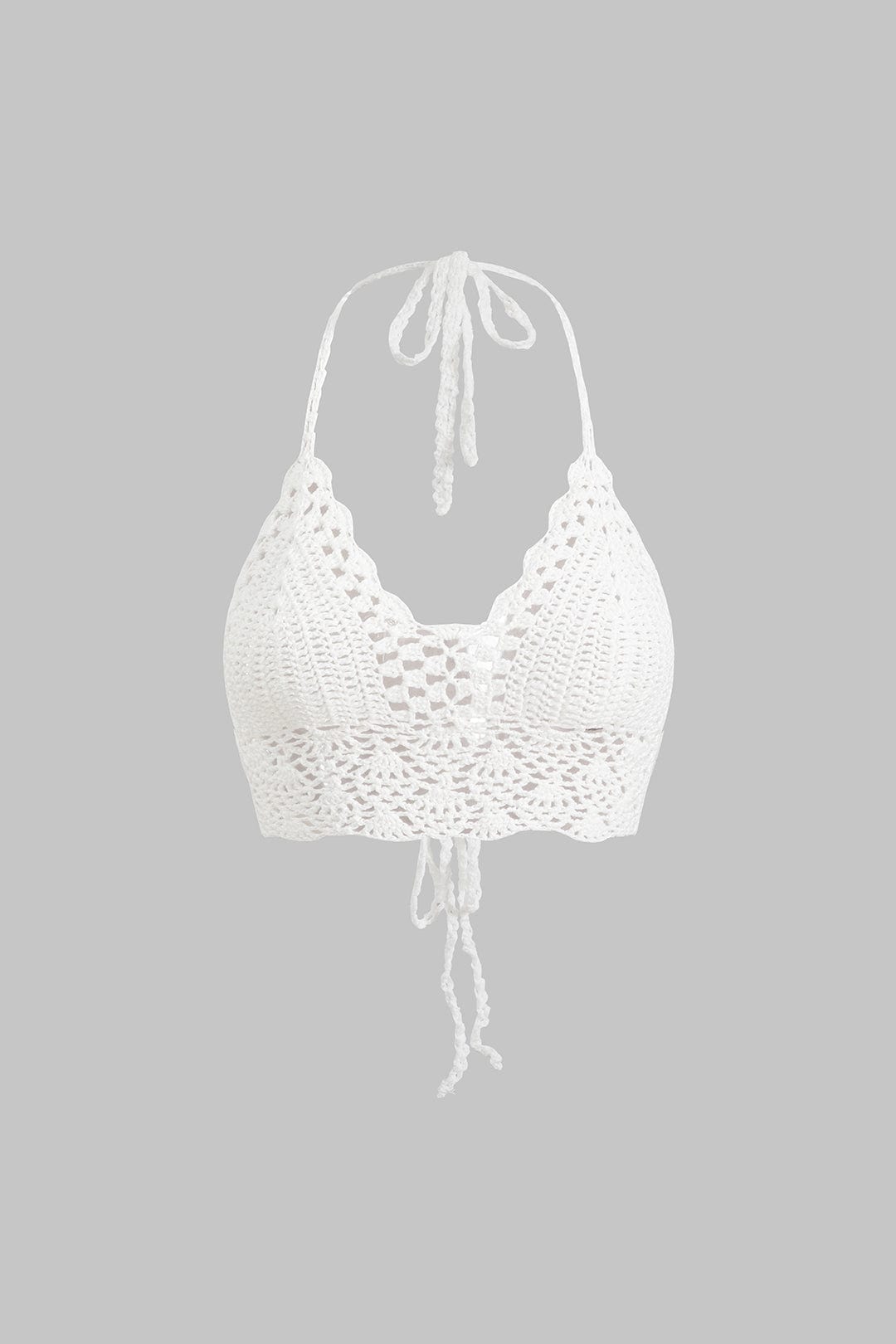 Willow Crochet Halter Bralette Top
