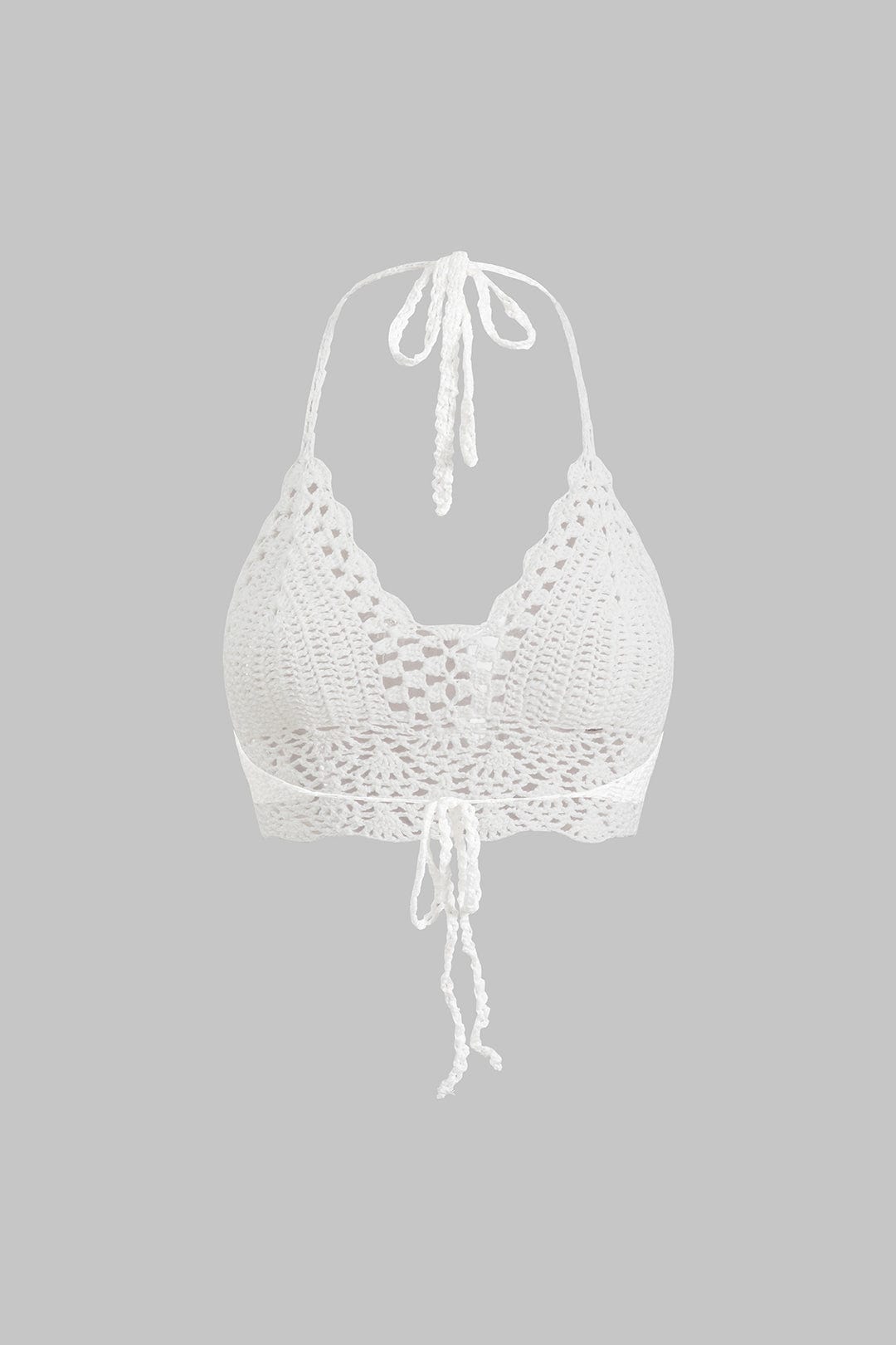 Willow Crochet Halter Bralette Top