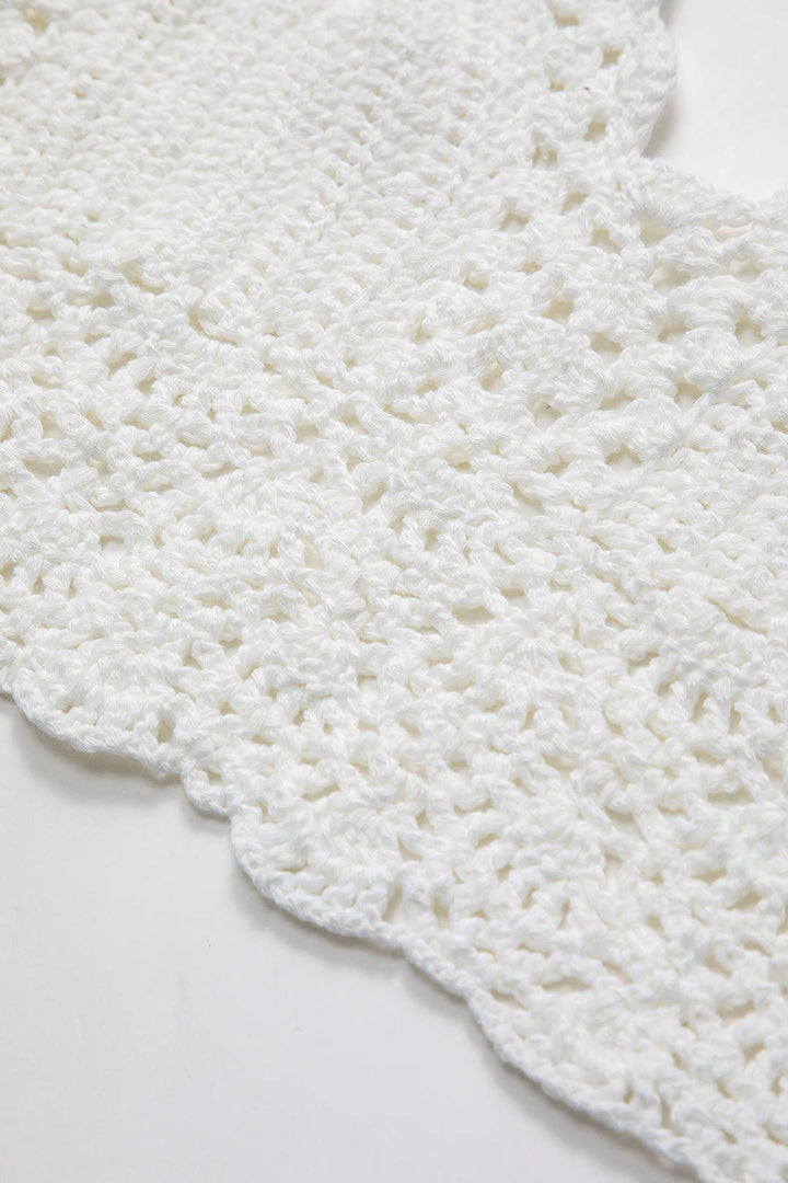Willow Crochet Halter Bralette Top