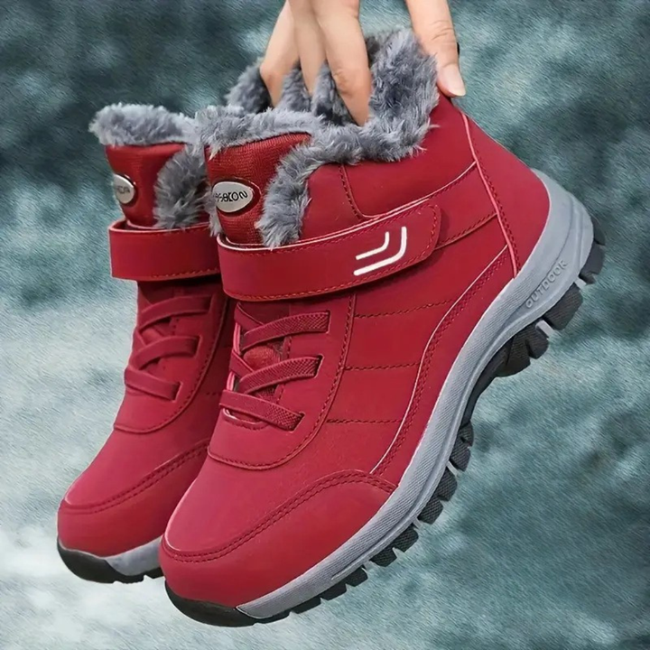 Halia Plush Lined Winter Ankle Boots