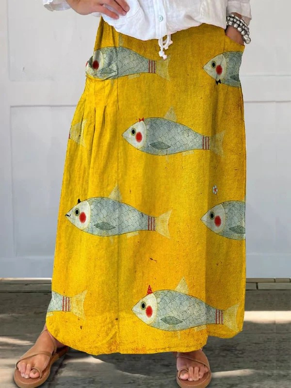 Elli Sunfish Cove Maxi Skirt