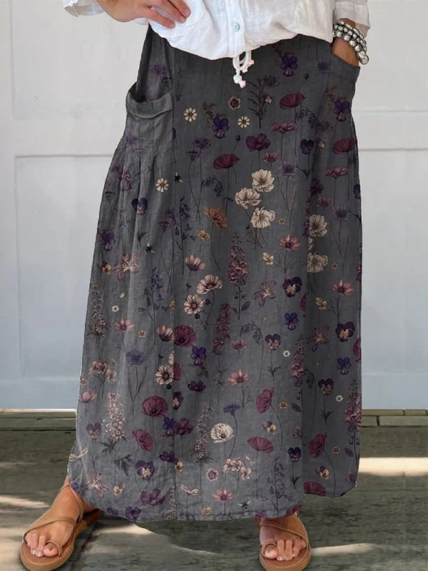 Ivy Moonlit Meadow Maxi Skirt