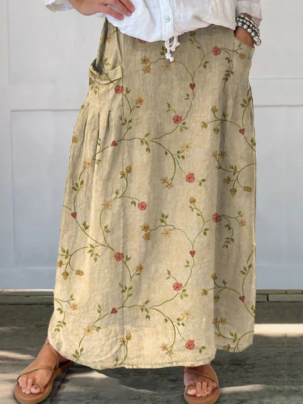 Shane Sweetheart Bloom Maxi Skirt