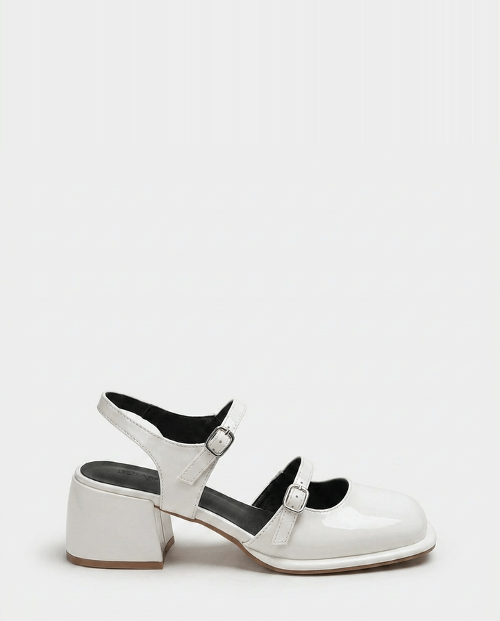 Iliana Double Strap Mary Jane Heels