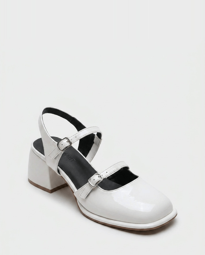 Iliana Double Strap Mary Jane Heels