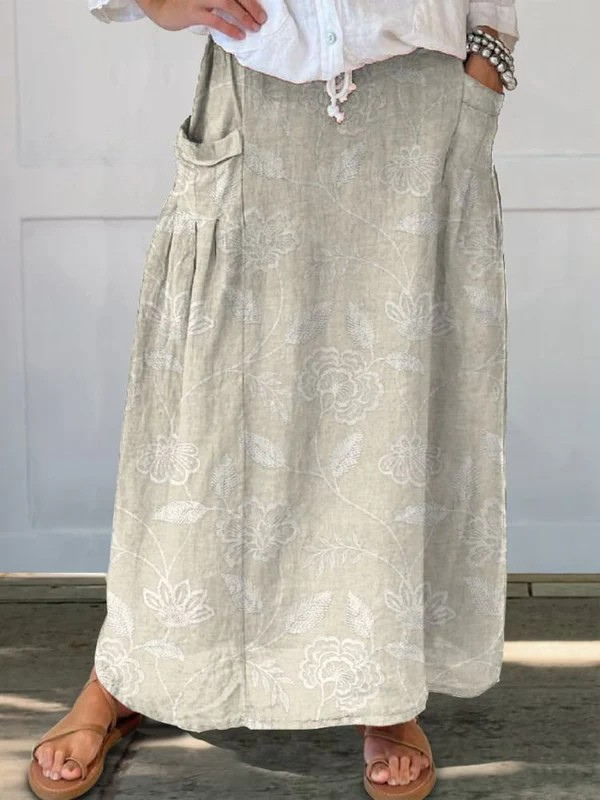 Dally Whisper Bloom Maxi Skirt
