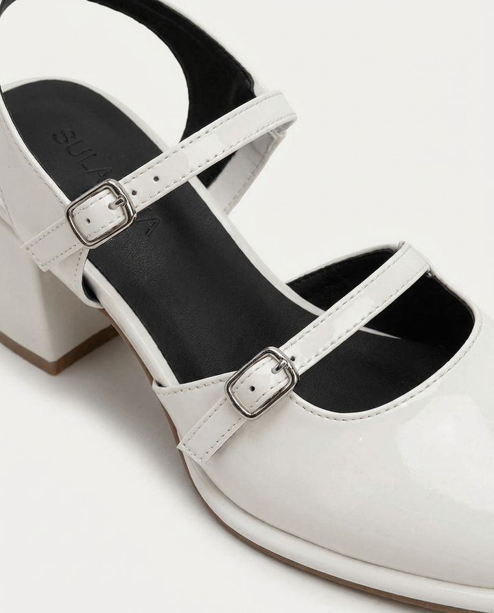 Iliana Double Strap Mary Jane Heels