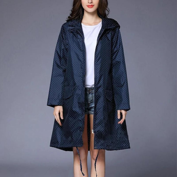Devora Hooded Longline Rain Jacket
