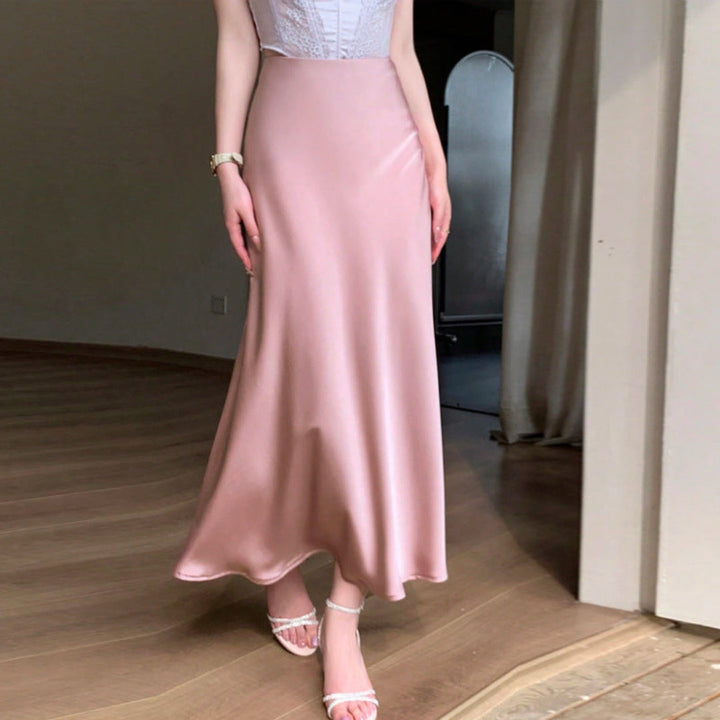 Adalea Bias Cut Maxi Skirt