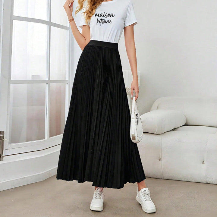Altrina Pleated Maxi Skirt
