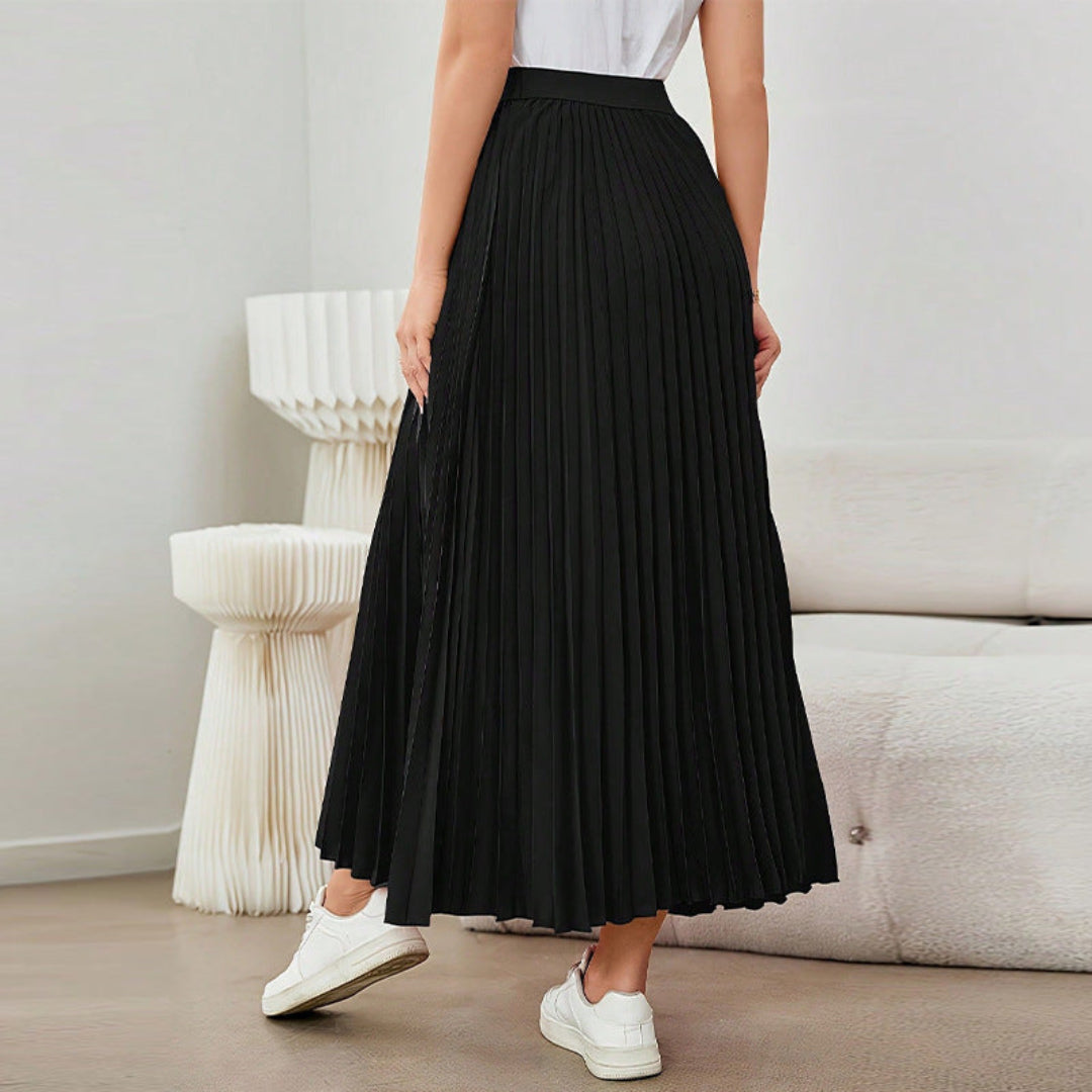 Altrina Pleated Maxi Skirt