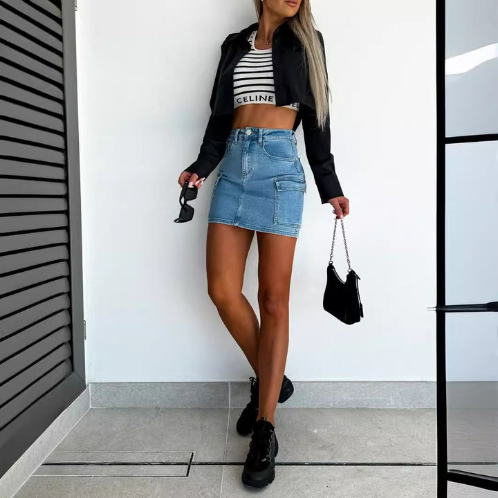 Alora Utility Pocket Mini Skirt