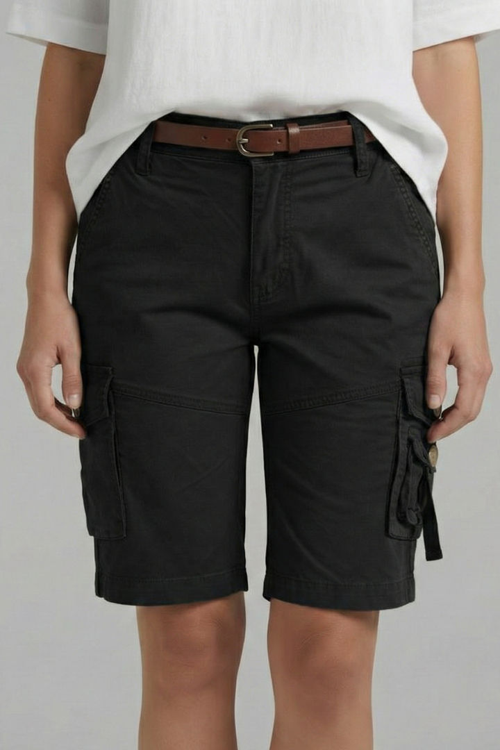 Jenna Utility Cargo Bermuda Shorts