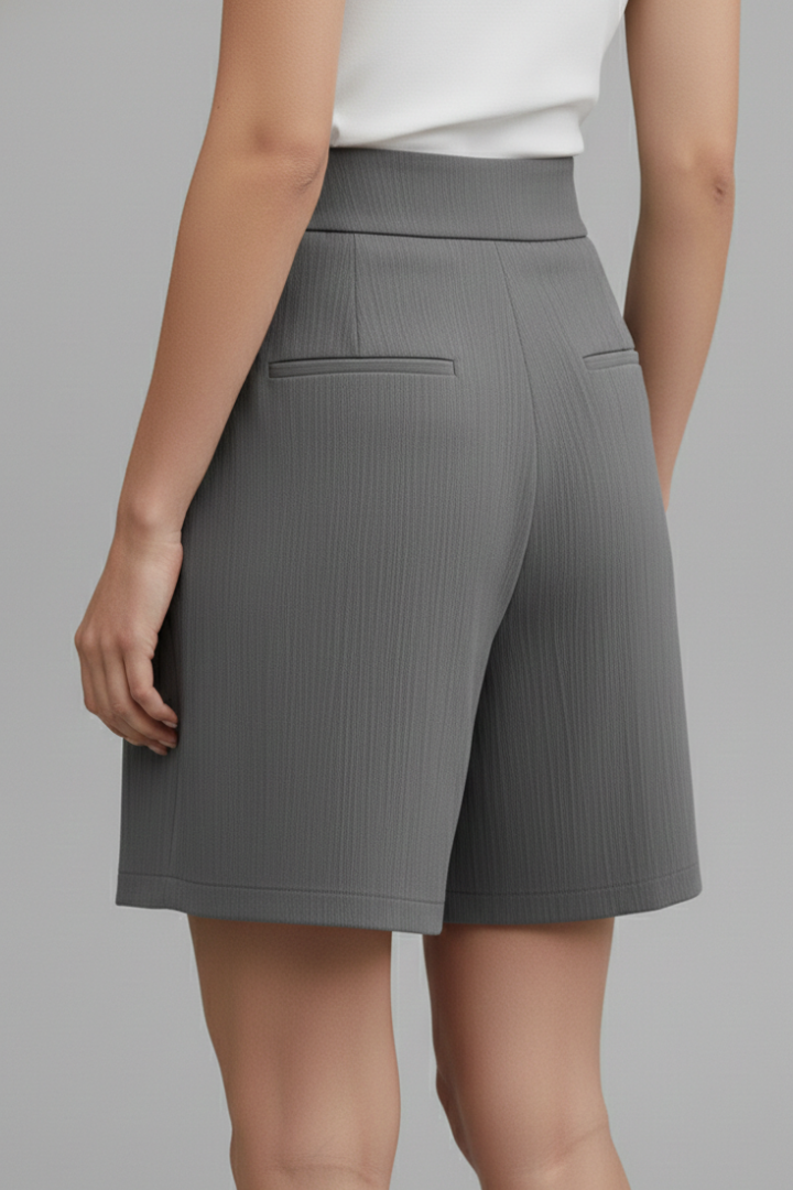 Gabriella Tailored High-Waist Bermuda Shorts