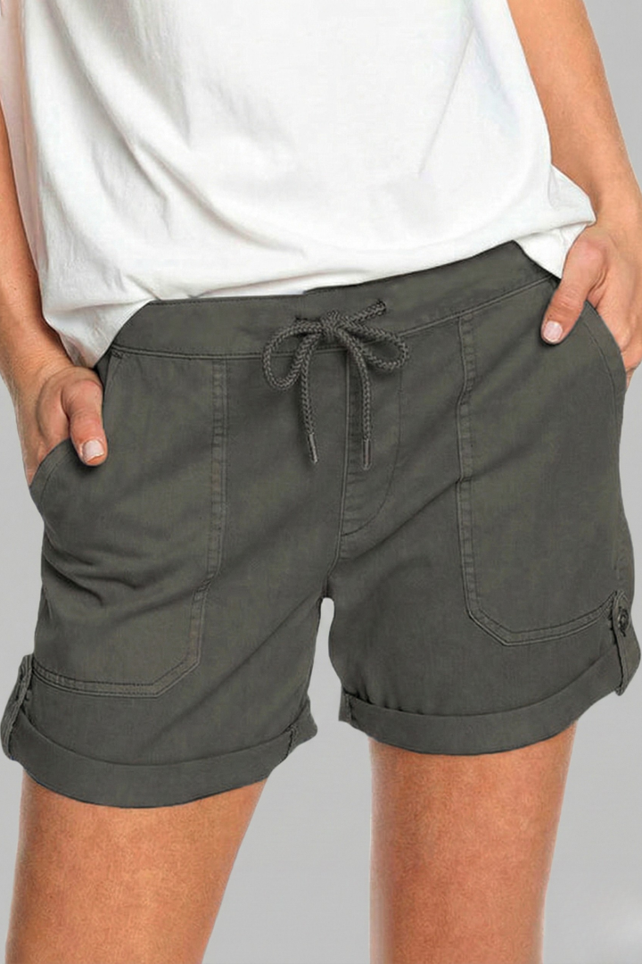 Jasmine Utility Drawstring Shorts