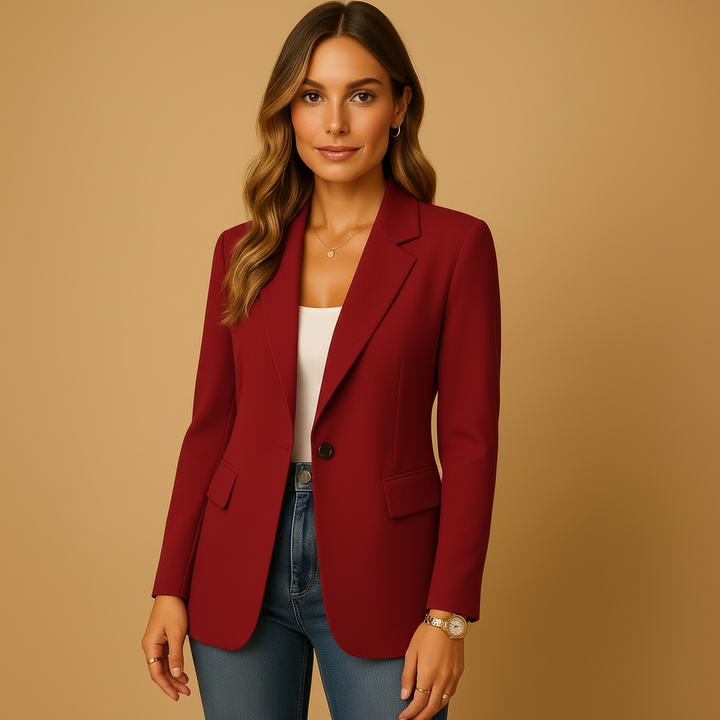 Quinisha Tailored Single-Button Blazer