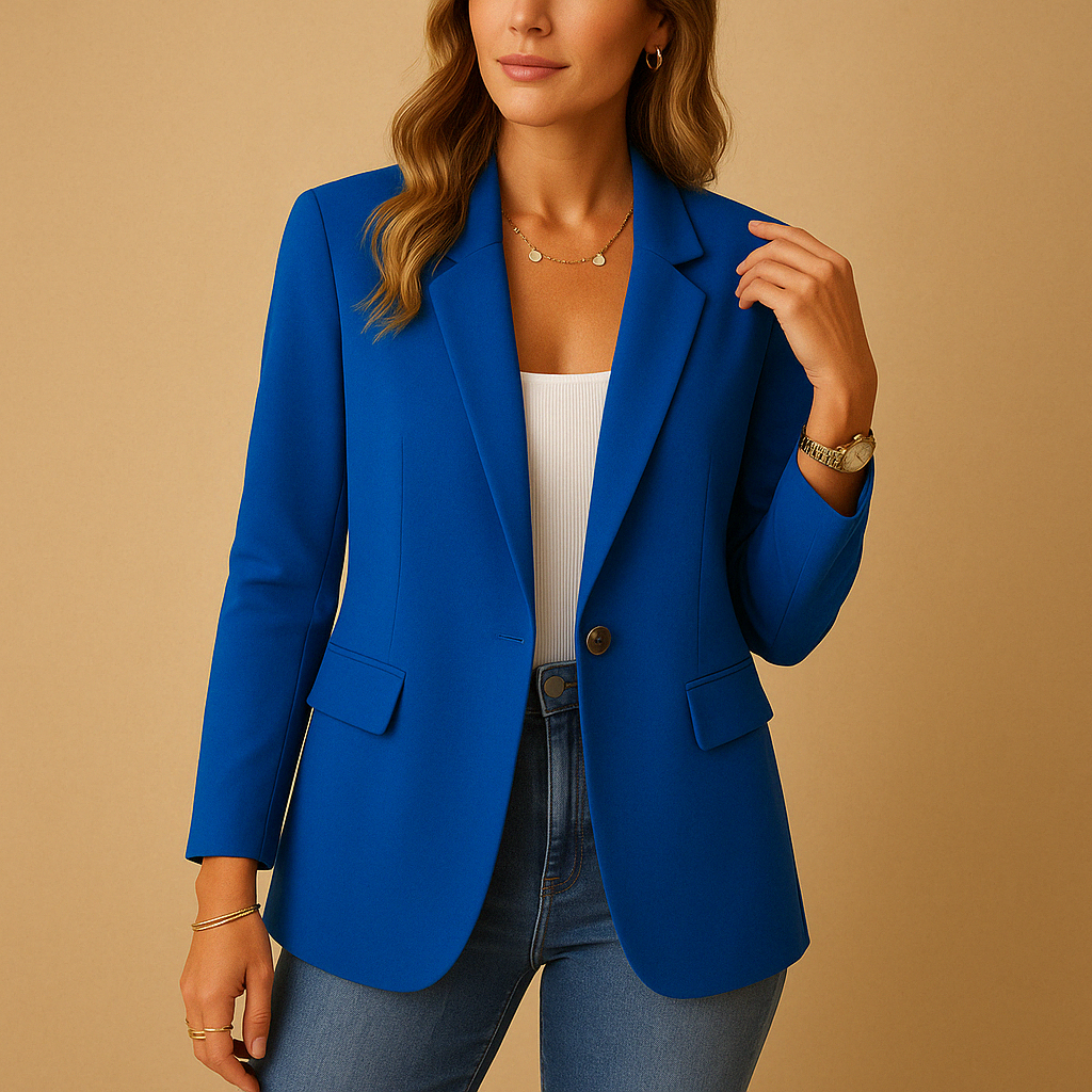 Quinisha Tailored Single-Button Blazer