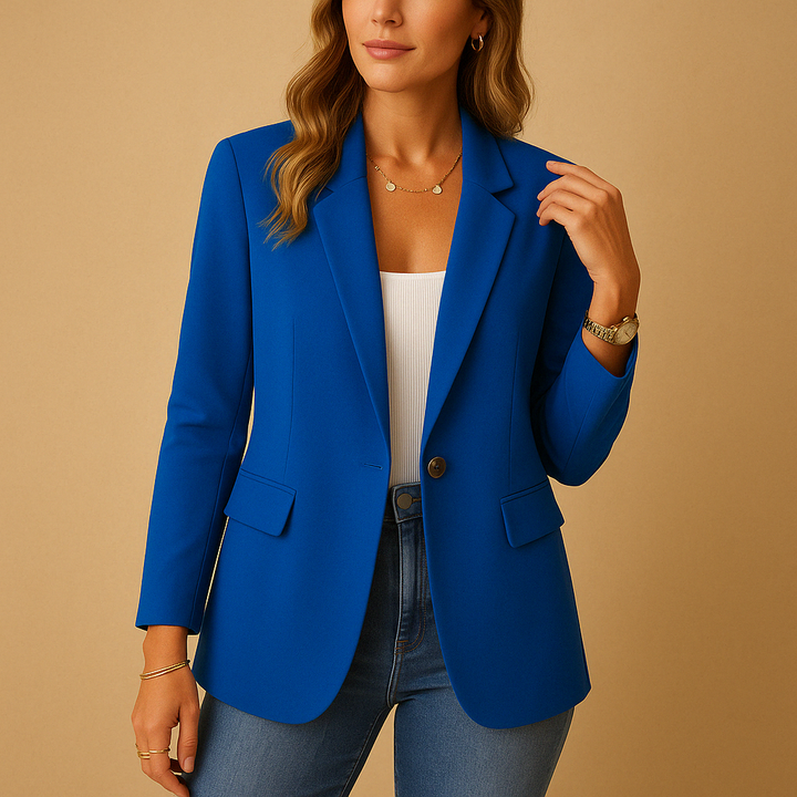 Quinisha Tailored Single-Button Blazer