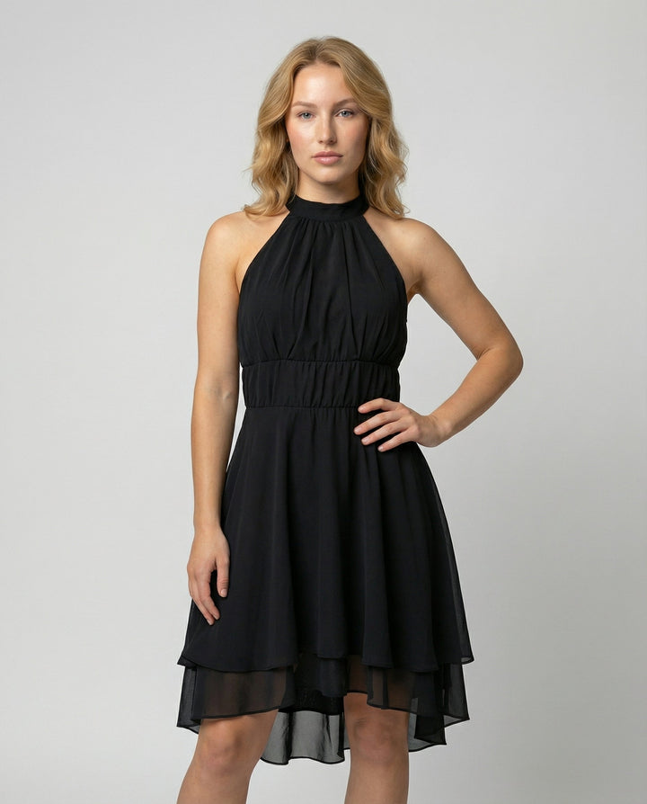 Madelyn Layered Chiffon Mini Dress