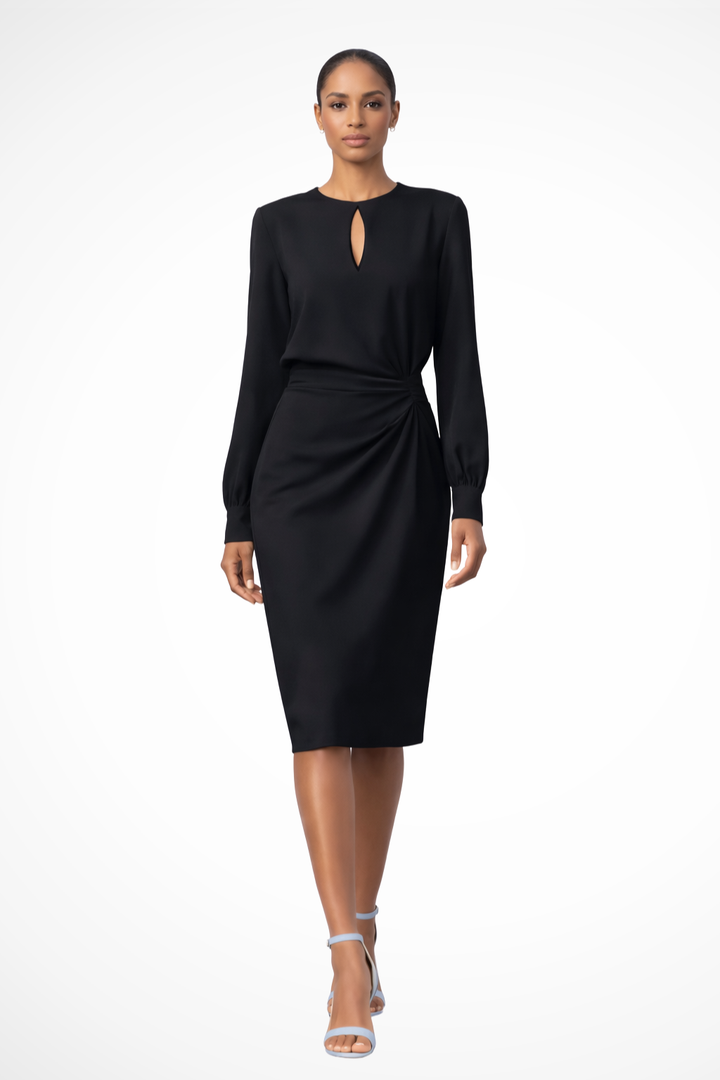 Genesis Draped Midi Dress