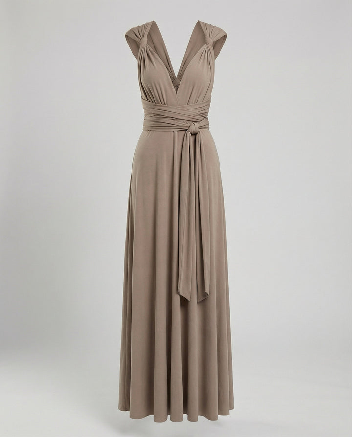 Veloura Draped Maxi Dress