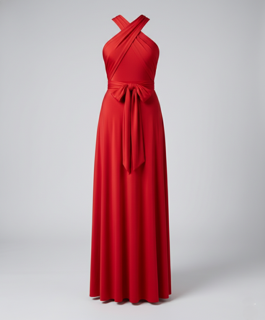 Veloura Draped Maxi Dress