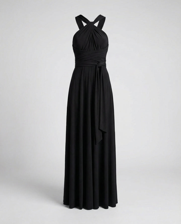 Veloura Draped Maxi Dress