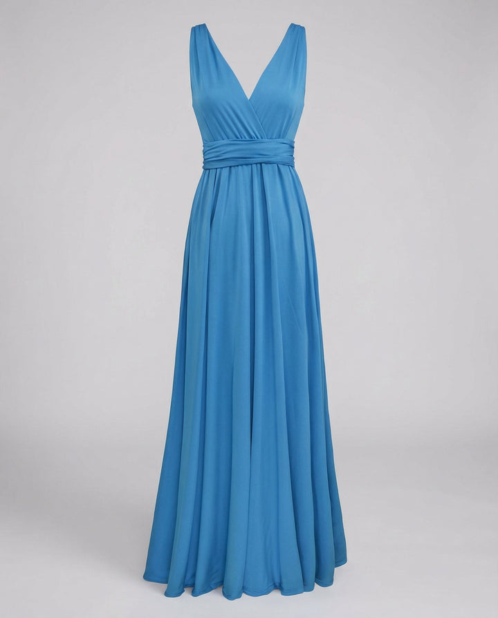 Veloura Draped Maxi Dress