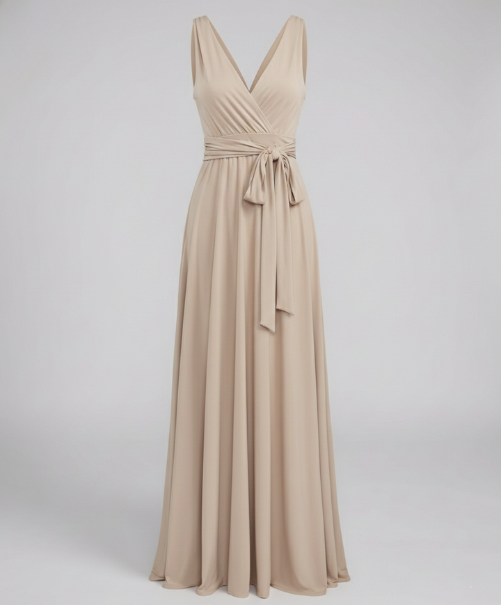 Veloura Draped Maxi Dress